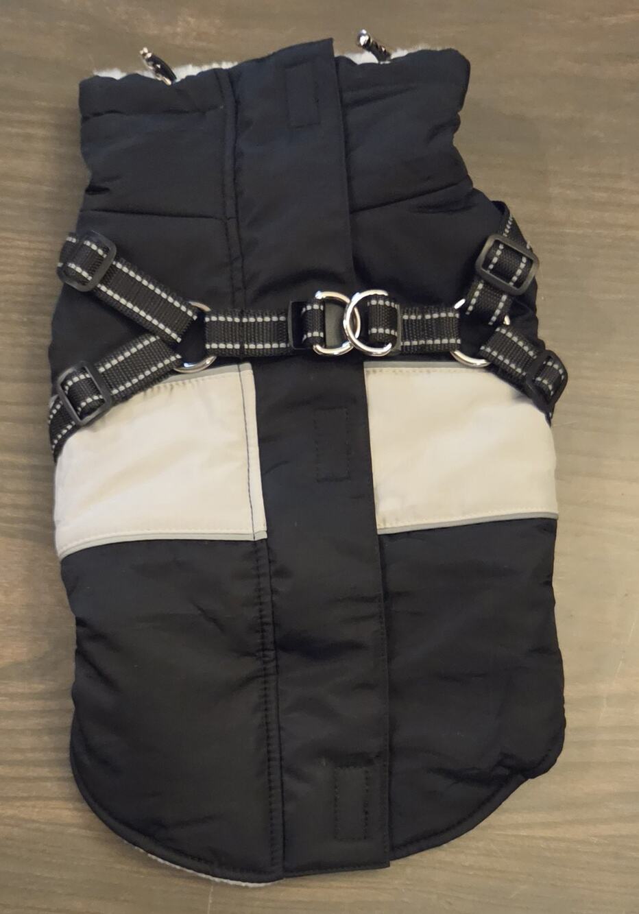 New Dog Harness. Small. Black/Gray